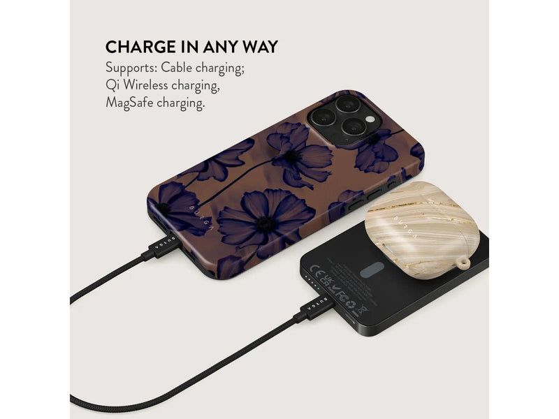 Burga Velvet Night - MagSafe Power Bank 5000 mAh Gunmetal - 5000 mAh