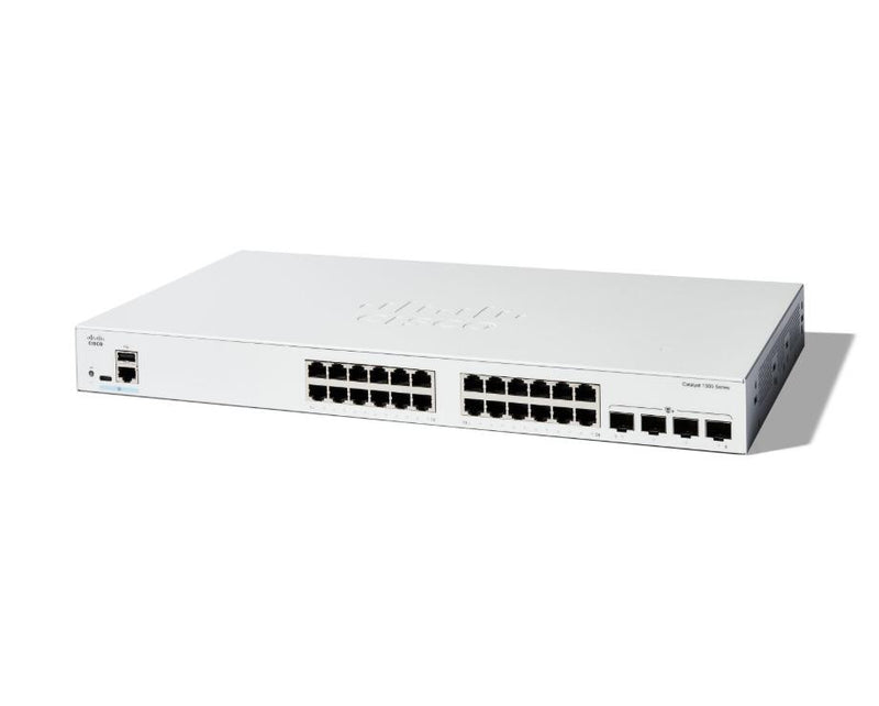 Cisco Catalyst 1300-24T-4X Switch 24x 1GbE + 4x 10GbE SFP+ L3 managed