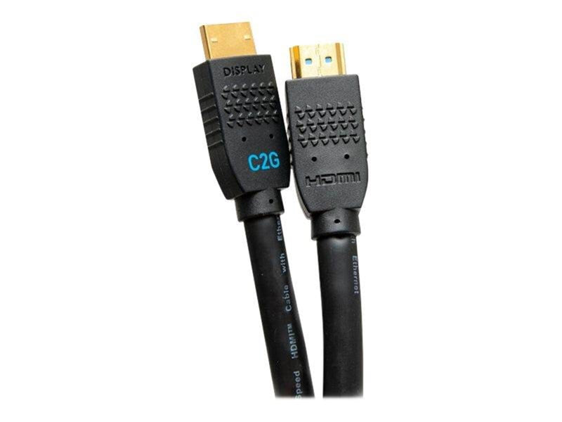 C2G 25ft Ultra Flexible 4K Active HDMI Cable Gripping 4K 60Hz - In-Wall M/M - HDMI cable with Ethernet - 7.6 m