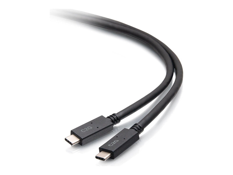 C2G 6ft (1.8m) USB-C Male to USB-C Male Cable (20V 5A) - USB 3.2 Gen 1 (5Gbps) - USB-C cable - 24 pin USB-C to 24 pin USB-C - 1.8 m