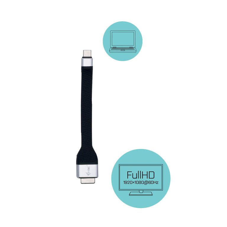 I-TEC USB C auf VGA Flat Adapter