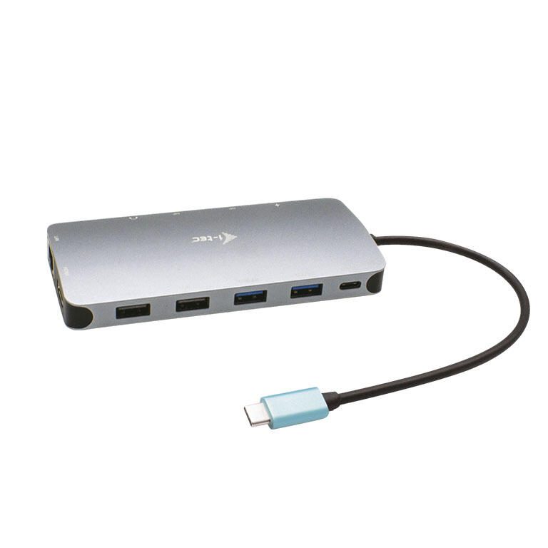 I-TEC USB-C Metal Nano 3x Display Docking Station mit Power Delivery 100W