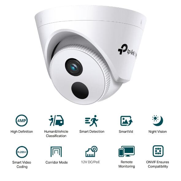 TP-Link VIGI C440I IR Netzwerk-Überwachungskamera für den Innenbereich mit 4 mm Objektiv