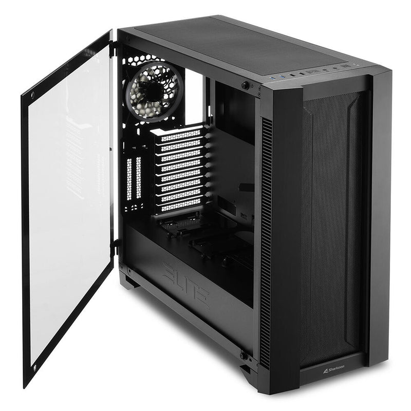 Sharkoon PC Gehäuse Elite Shark CA200M ATX E-ATX schwarz