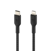 Belkin BoostCharge geflochtenes 2 m USB-C/Lightning Kabel, schwarz