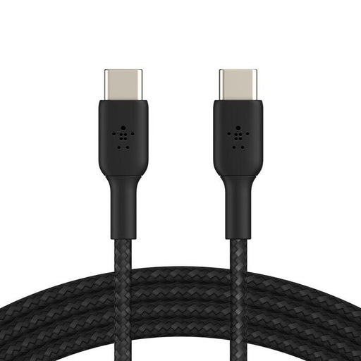 Belkin BoostCharge geflochtenes 1 m USB-C/USB-C Kabel, schwarz