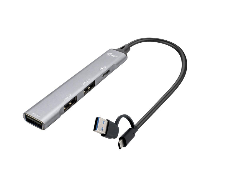 I-TEC USB-A/USB-C Metal Hub 4 Port