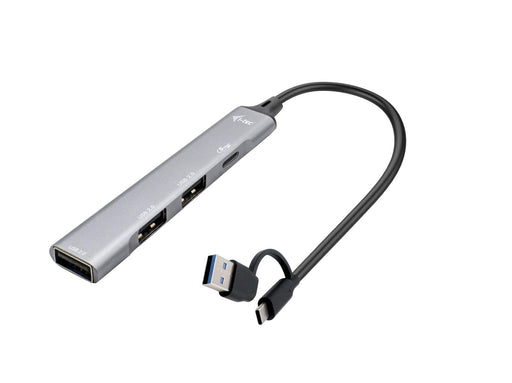 I-TEC USB-A/USB-C Metal Hub 4 Port