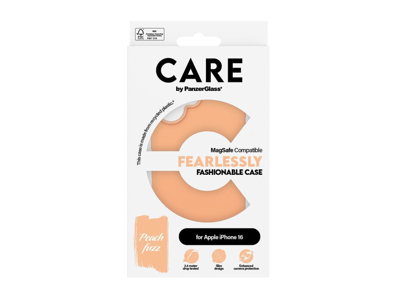 CARE by PanzerGlass Case Fashion Peachy MagSafe iPhone 16