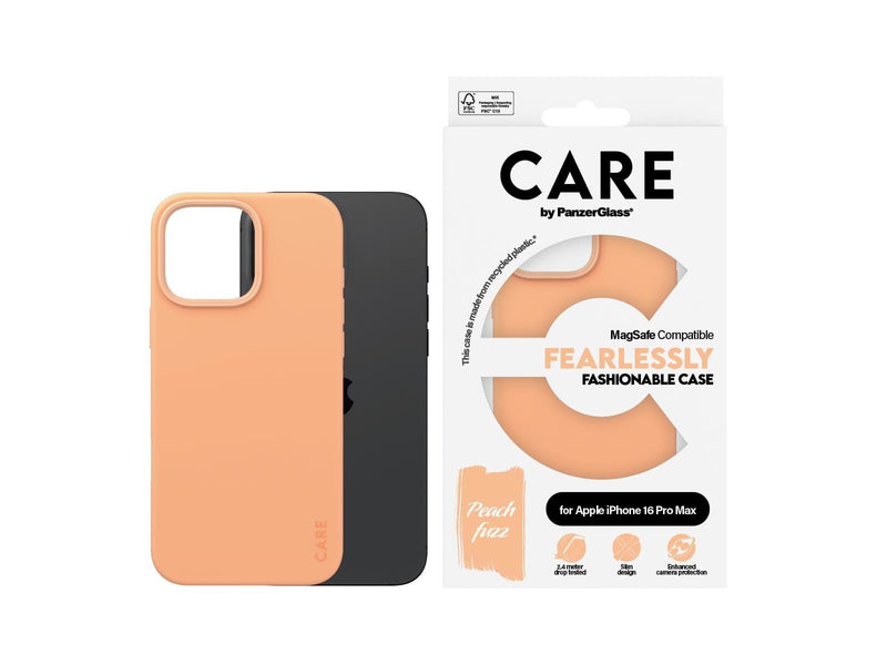 CARE by PanzerGlass Case Fashion Peachy MagSafe iPhone 16 Pro Max