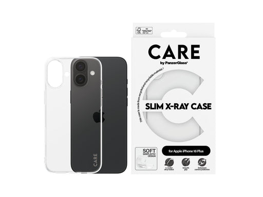 CARE by PanzerGlass Case Fashion X-Ray Soft Basic iPhone 16 Plus