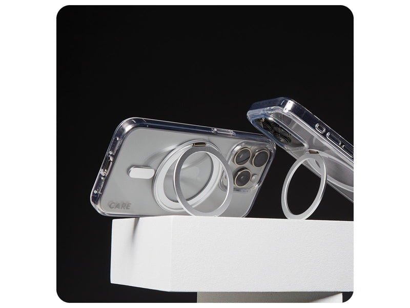 CARE by PanzerGlass Case Feature Silver Kickstand & MagSafe iPhone 16 Pro