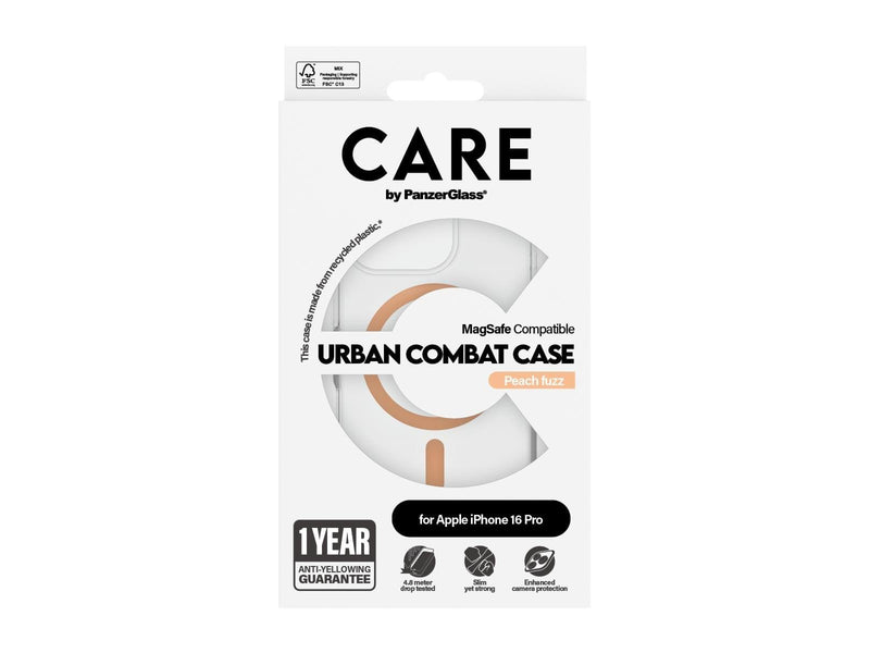CARE by PanzerGlass Case Flagship Peachy MagSafe iPhone 16 Pro