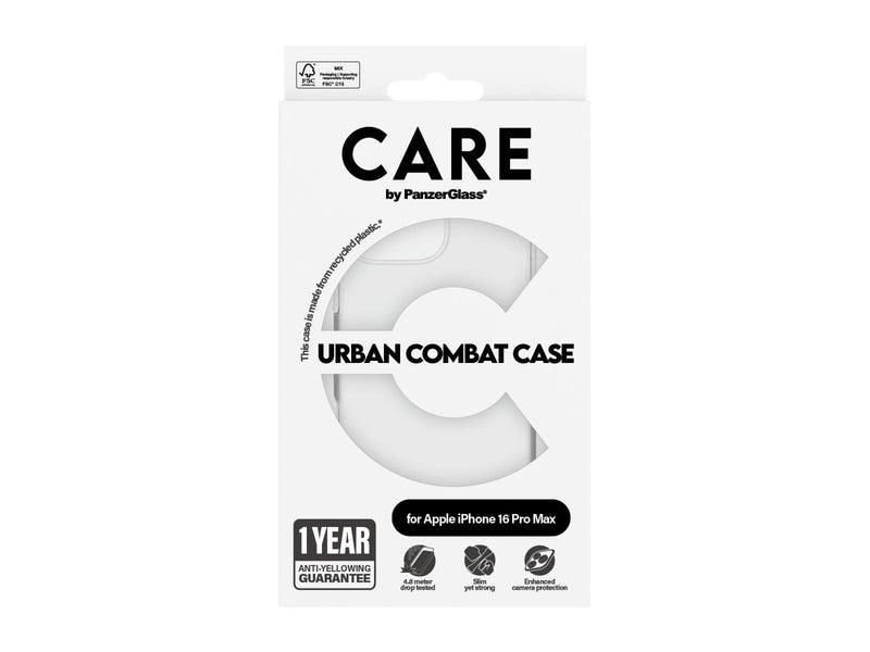 CARE by PanzerGlass Case Flagship Transparent iPhone 16 Pro Max