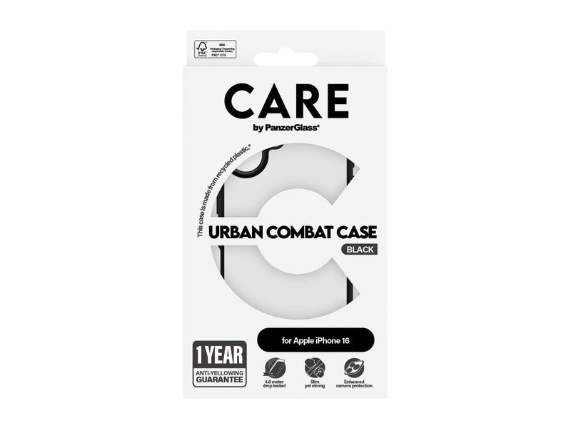 CARE by PanzerGlass Case Flagship Urban Combat iPhone 16