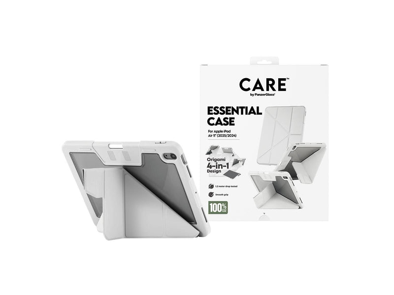 CARE by PanzerGlass Essential Case Light Grey iPad Air 11" (2024-2026)