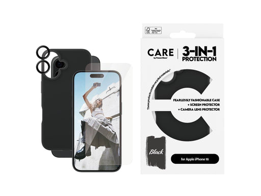 CARE by PanzerGlass Fashion 3-in-1 Bundle iPhone 16