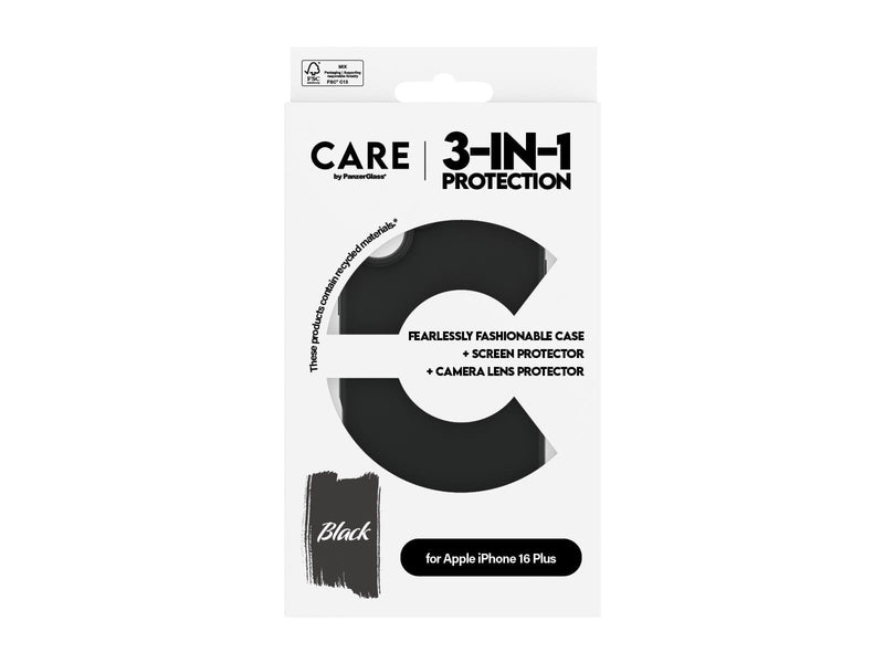 CARE by PanzerGlass Fashion 3-in-1 Bundle iPhone 16 Plus