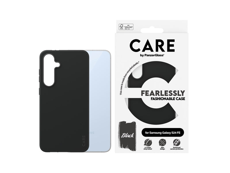 CARE by PanzerGlass Fashionable Case Black Samsung Galaxy S24 FE