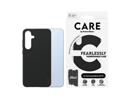 CARE by PanzerGlass Fashionable Case Black Samsung Galaxy S24 FE