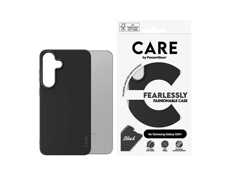 CARE by PanzerGlass Fashionable Case Black Samsung Galaxy S25+