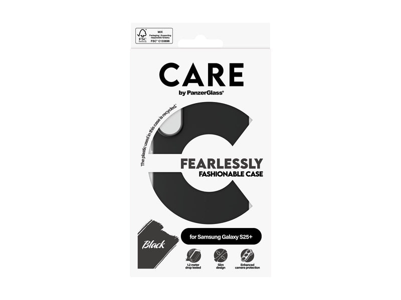 CARE by PanzerGlass Fashionable Case Black Samsung Galaxy S25+