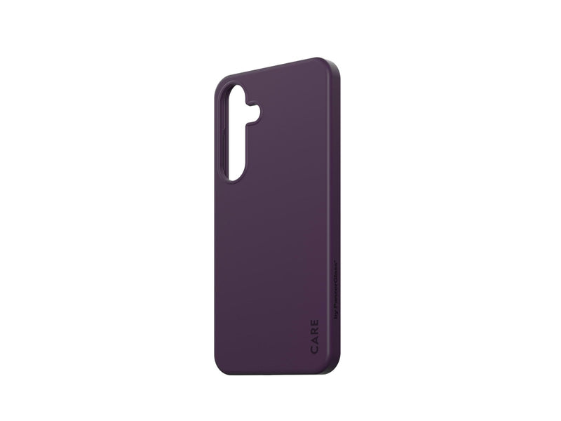 CARE by PanzerGlass Fashionable Case Plum Purple w. QI Compatible Samsung Galaxy S25+