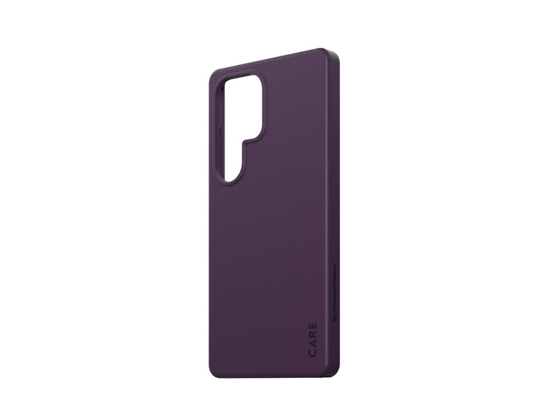 CARE by PanzerGlass Fashionable Case Plum Purple w. QI Compatible Samsung Galaxy S25 Ultra