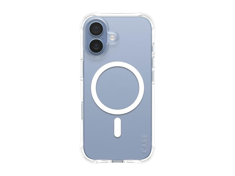 CARE by PanzerGlass Fashionable Case Samba Transparent w. White MagSafe iPhone 17