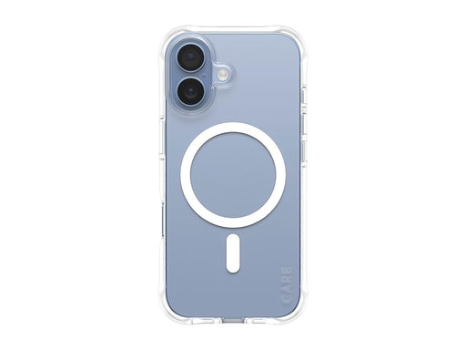 CARE by PanzerGlass Fashionable Case Samba Transparent w. White MagSafe iPhone 17