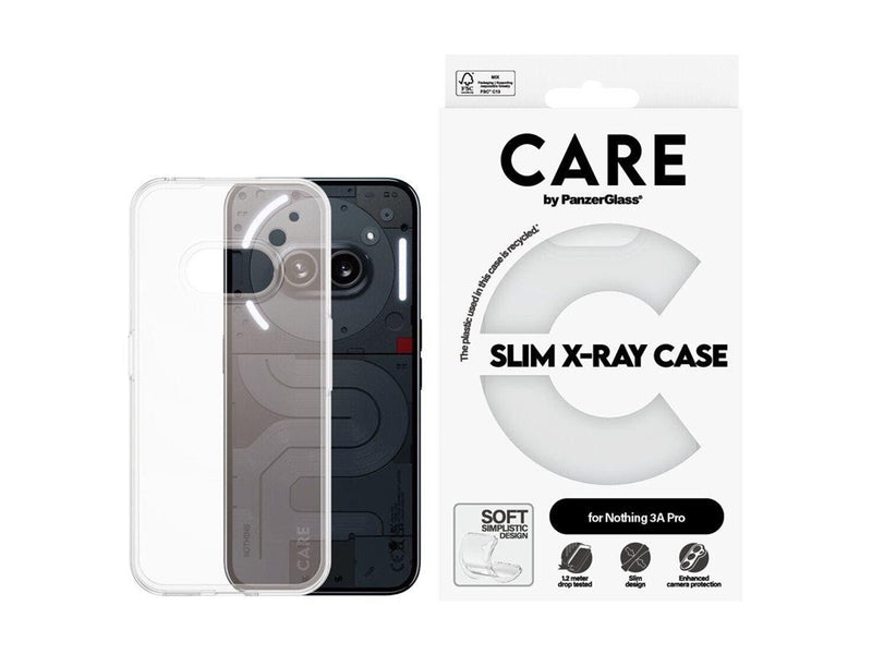 CARE by PanzerGlass Fashionable Case Transparent X-Ray Soft Basic Nothing Phone (3a) Pro