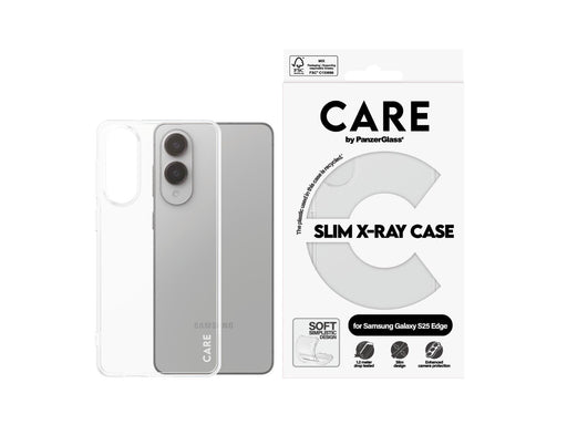 CARE by PanzerGlass Fashionable Case Transparent X-Ray Soft Basic Samsung S25 Edge