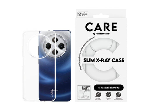 CARE by PanzerGlass Fashionable Case Transparent X-Ray Soft Basic Xiaomi Redmi 14C 4G