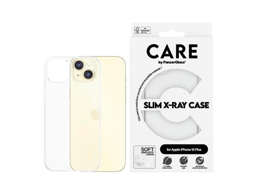 CARE by PanzerGlass Fashionable Case Transparent X-Ray Soft Basic iPhone 15 Plus