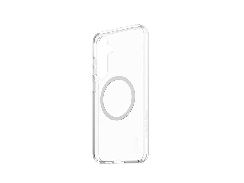 CARE by PanzerGlass Flagship Case Transparent Urban Combat w. White QI Compatible Samsung Galaxy S25+
