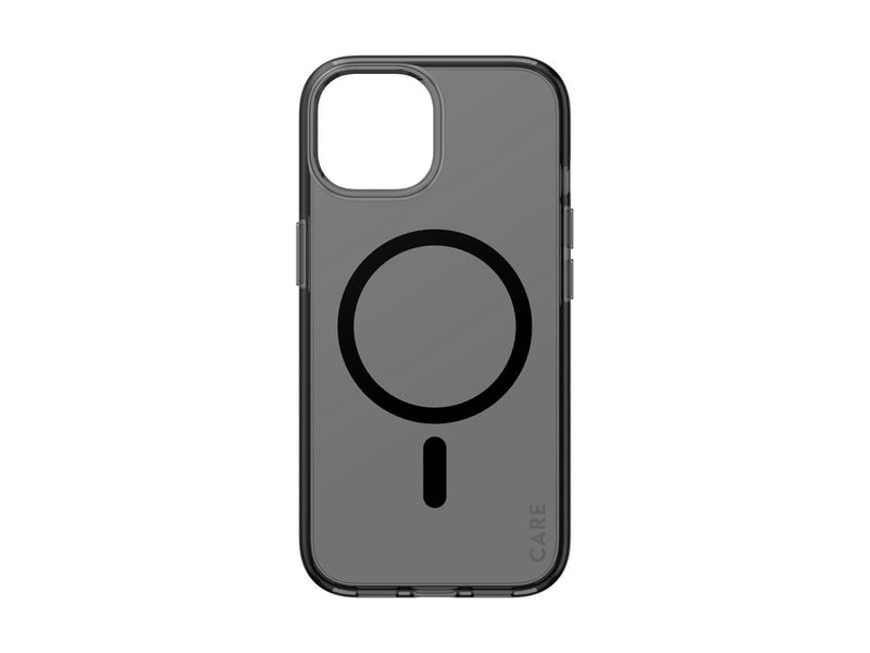 CARE by PanzerGlass Flagship Case Urban Combat Smokey w. Black MagSafe iPhone 15