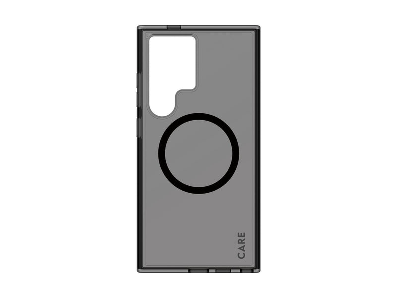 CARE by PanzerGlass Flagship Case Urban Combat Smokey w. Black QI Compatible Samsung Galaxy S24 Ultra