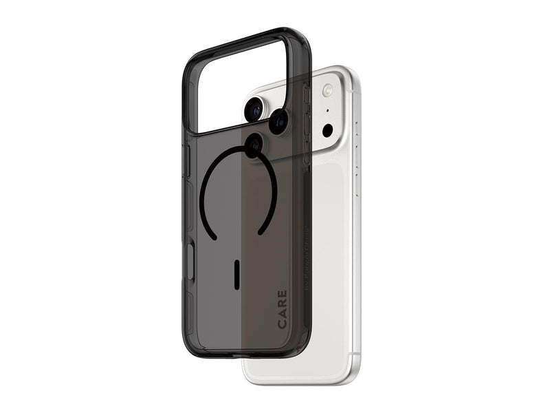 CARE by PanzerGlass Flagship Case Urban Explorer Smokey w. Black MagSafe iPhone 17 Pro Max