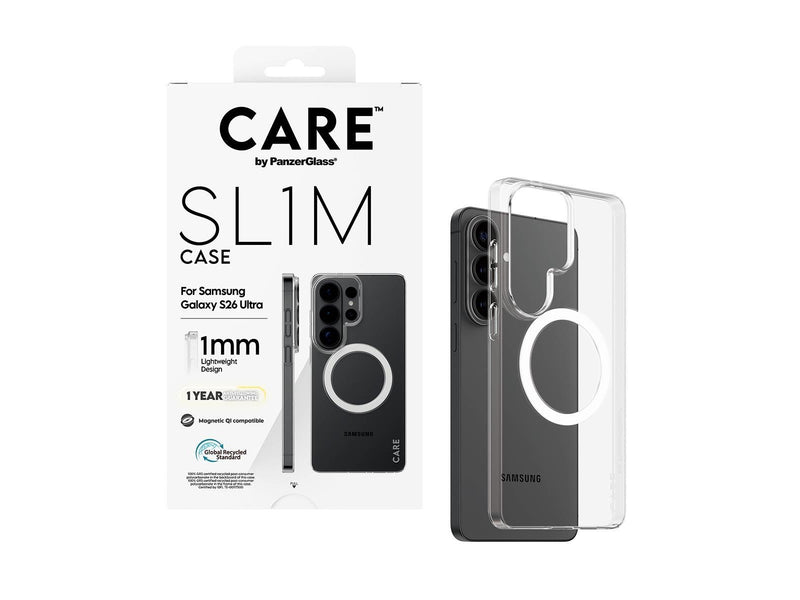 CARE by PanzerGlass SL1M Case Transparent Samsung Galaxy S26 Ultra