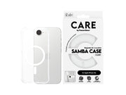 CARE by PanzerGlass Samba Case Transparent w. White Qi Compatible iPhone 17e | 16e