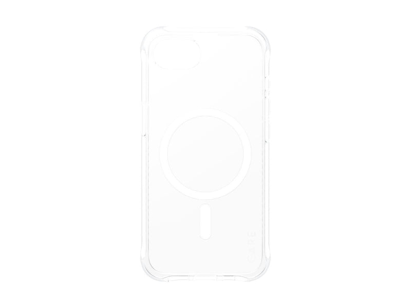 CARE by PanzerGlass Samba Case Transparent w. White Qi Compatible iPhone 17e | 16e