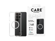 CARE by PanzerGlass Samba Case Transparent w. White Qi Samsung Galaxy S26 Ultra
