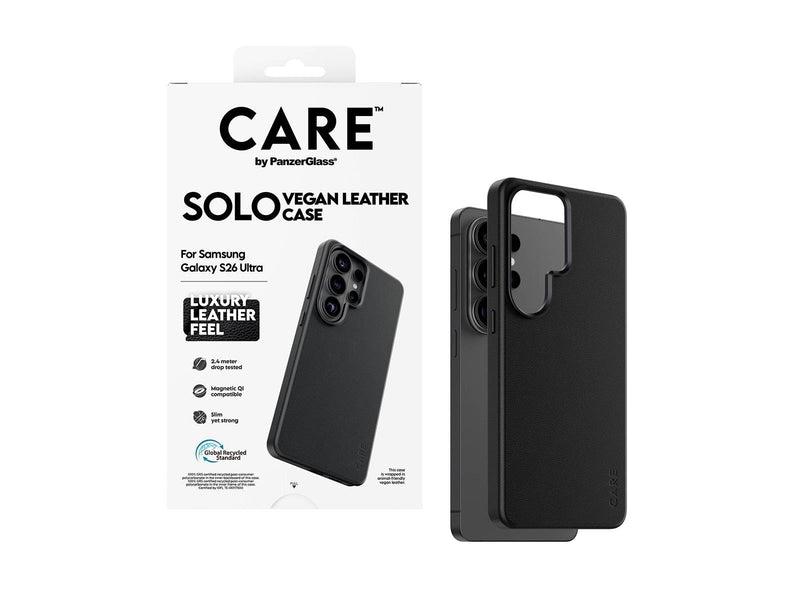 CARE by PanzerGlass Solo Case Black w. Qi Samsung Galaxy S26 Ultra