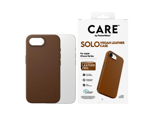 CARE by PanzerGlass Solo Case Brown iPhone 17e | 16e
