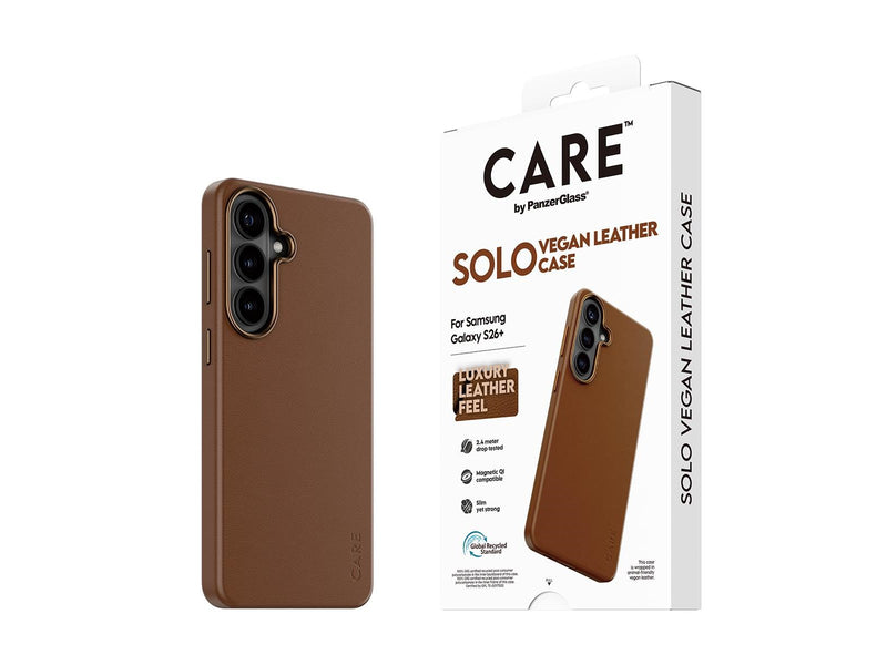 CARE by PanzerGlass Solo Case Brown w. Qi Samsung Galaxy S26+
