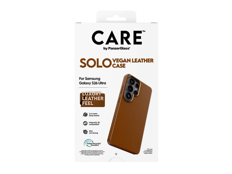 CARE by PanzerGlass Solo Case Brown w. Qi Samsung Galaxy S26 Ultra