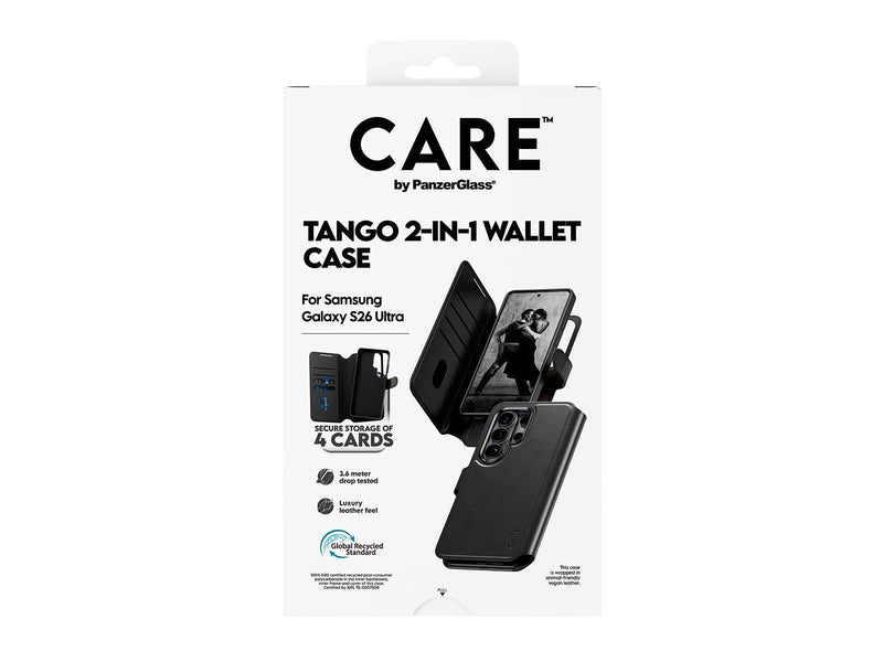CARE by PanzerGlass Tango 2-in-1 Wallet Case w. Qi Samsung Galaxy S26 Ultra