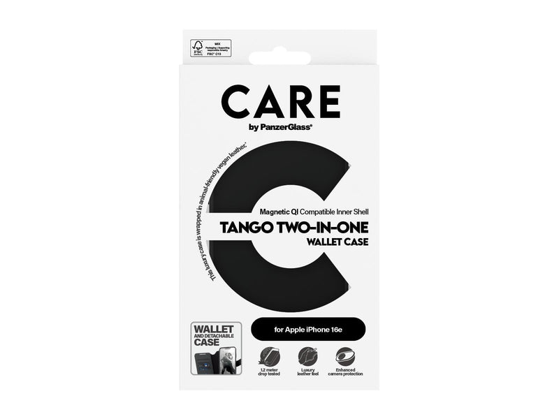 CARE by PanzerGlass Tango 2-in-1 Wallet Case w. Qi iPhone 17e | 16e