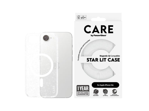 CARE by PanzerGlass Urban Combat Case Star Lit w. White Qi Compatible iPhone 17e | 16e