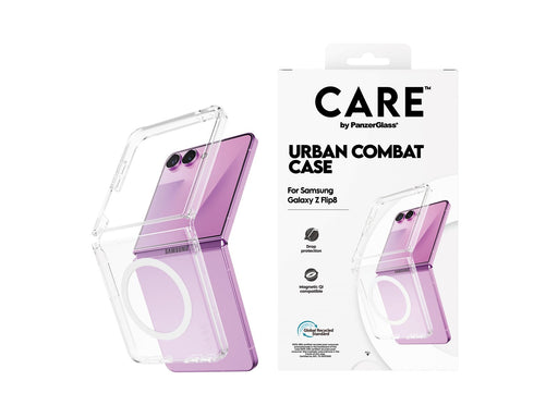CARE by PanzerGlass Urban Combat Case Transparent Samsung Galaxy Z Flip8 | Flip7